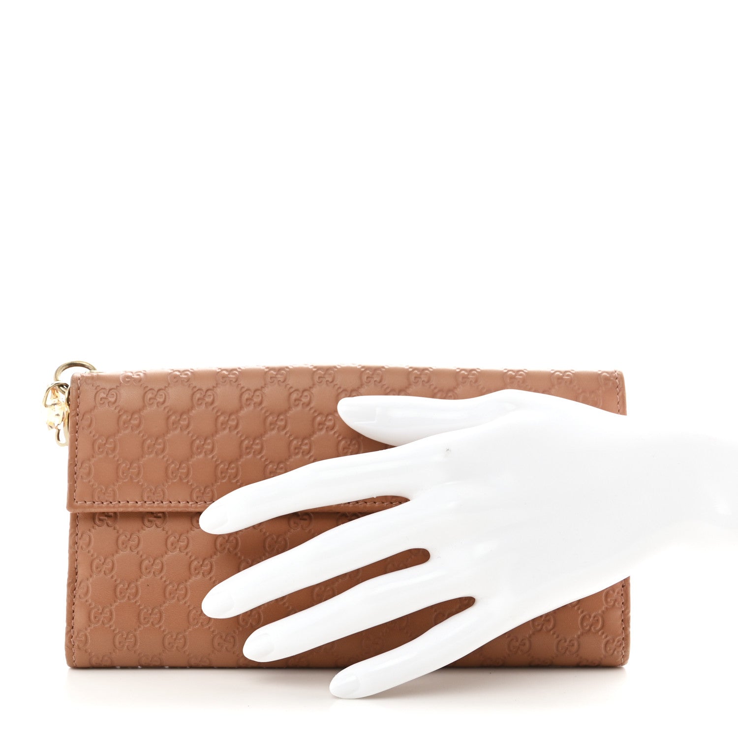 Microguccissima Continental Flap Wallet Soft Pink