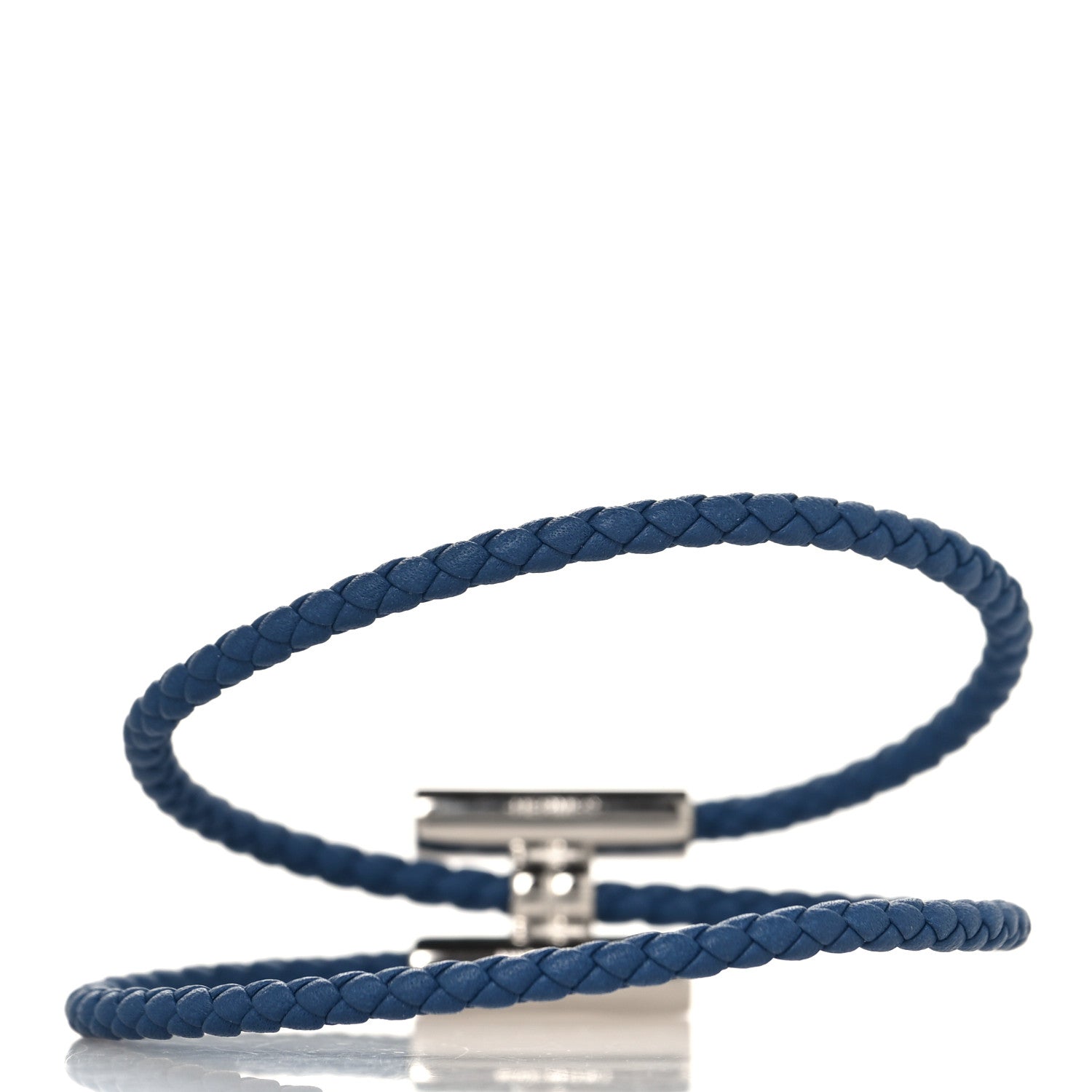 Swift Double Wrap Cord Tournis Tresse Bracelet Navy