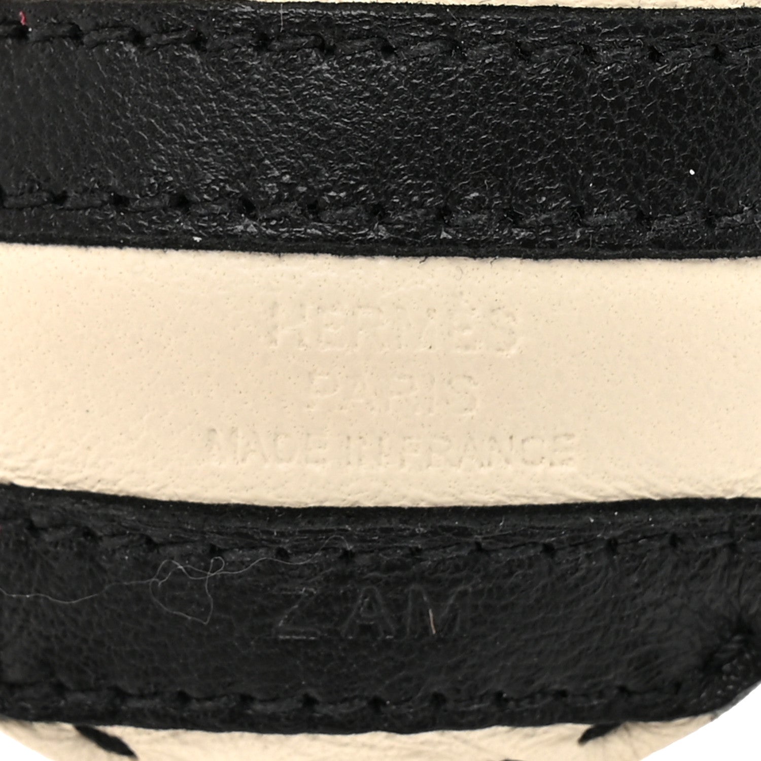 Milo Lambskin Geegee Savannah Bag Charm Craie Black Rose Mexico