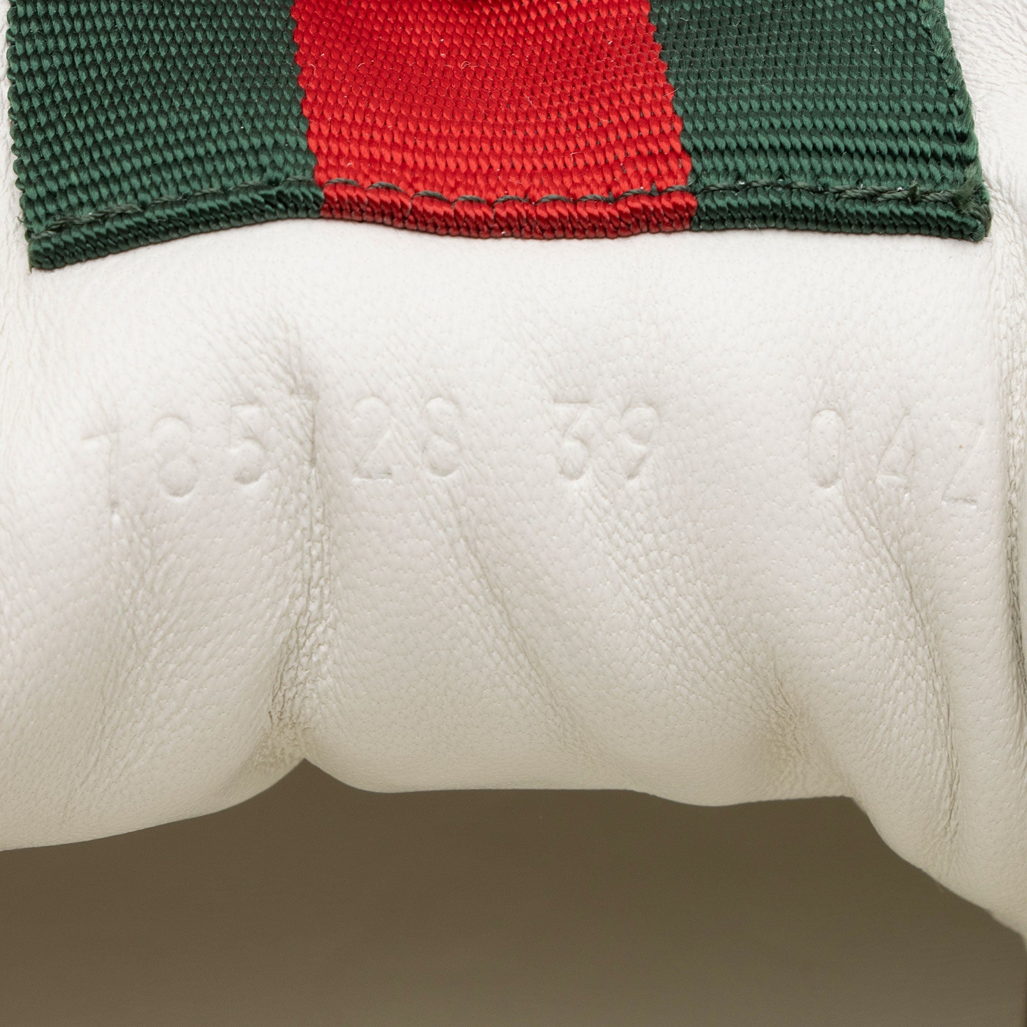 Women's Gucci Leather Re-Web Low Top Sneakers - Size 9 / 39