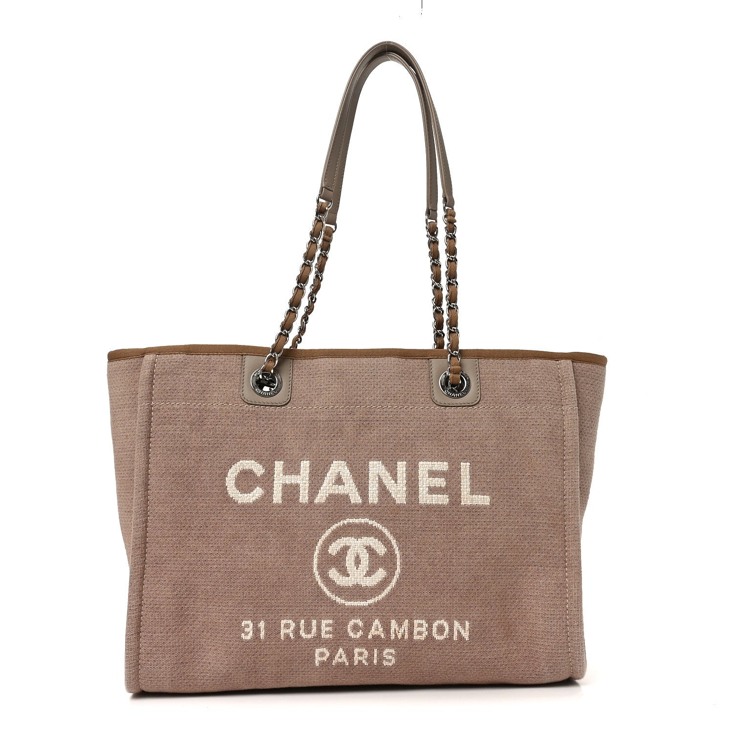Canvas Small Deauville Tote Ecru
