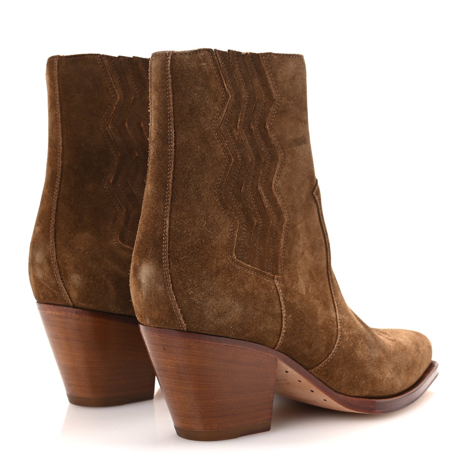 Suede Womens Vegas Ankle Boot 40 Brun Fume