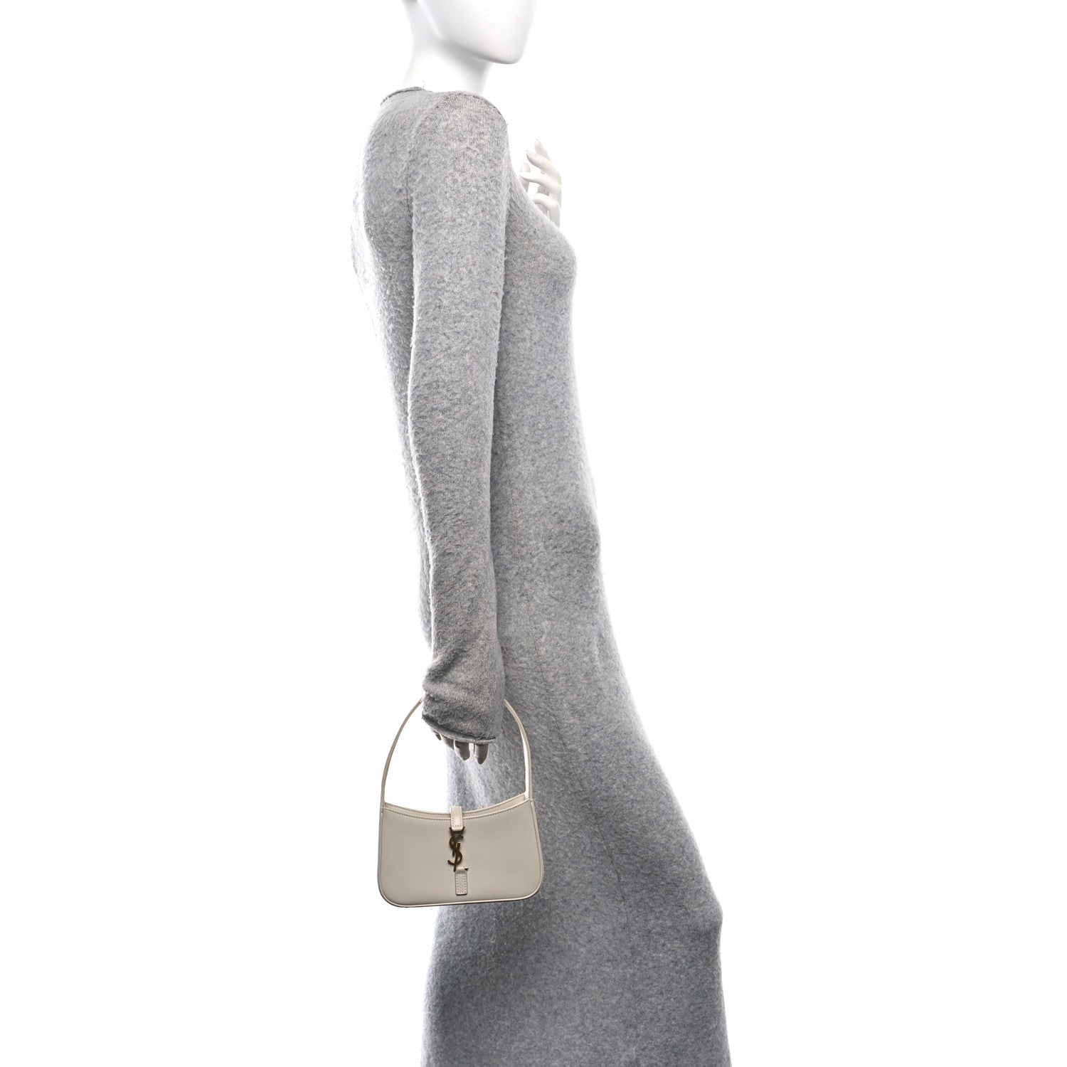 Smooth Calfskin Le 5 A 7 Mini Hobo Crema Soft
