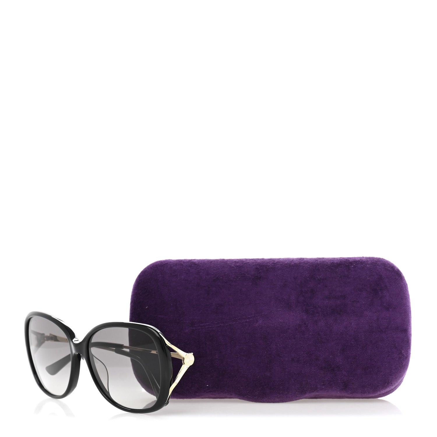 Acetate Metal Oversized Sunglasses GG0649SK Black