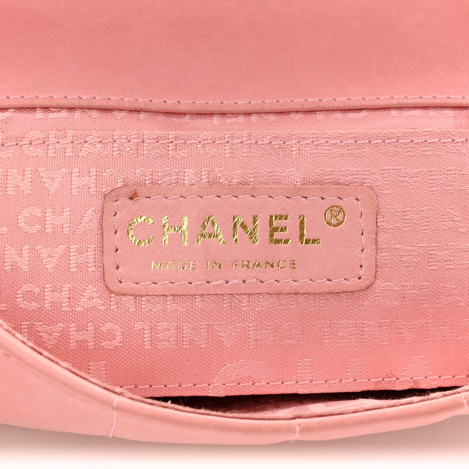 Lambskin Quilted Mini Chocolate Bar Camellia Flap Pink