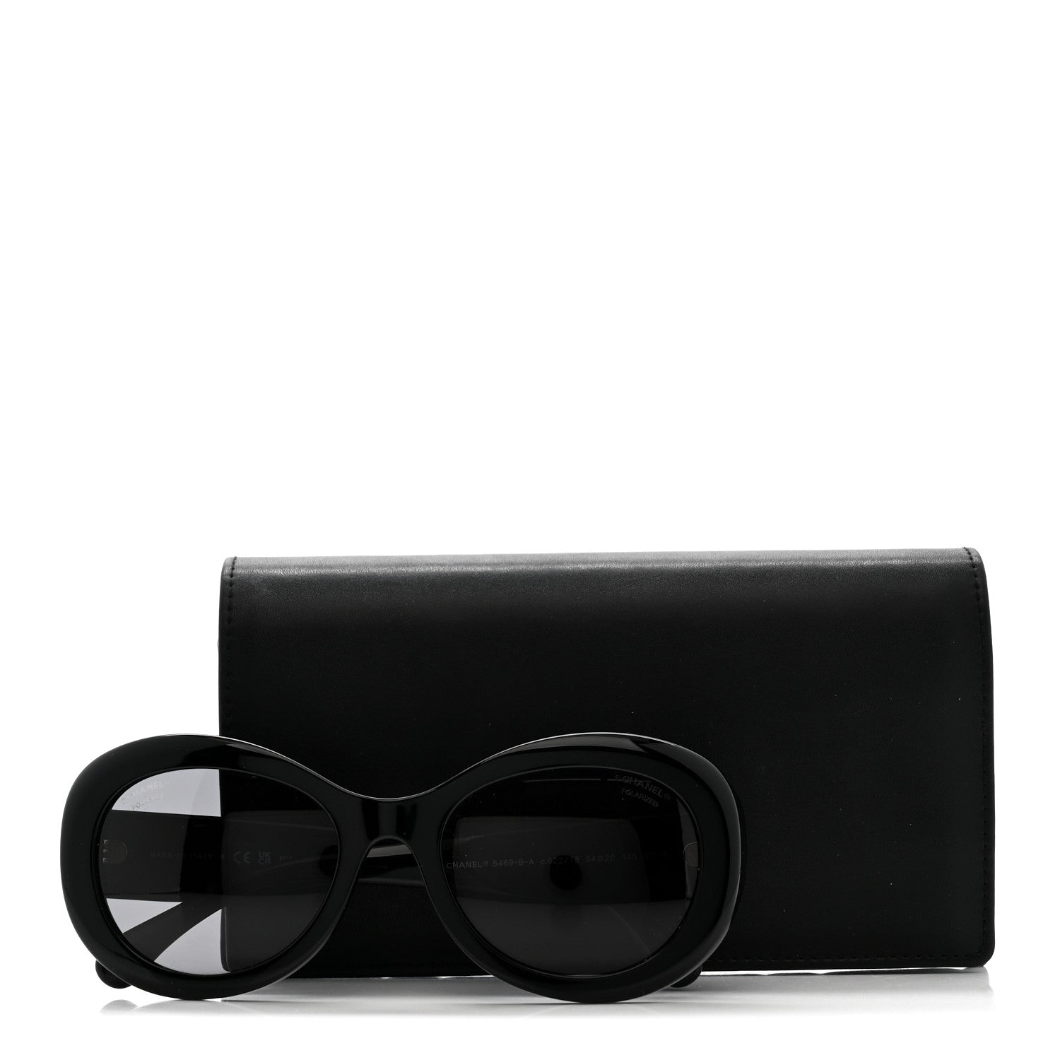 Acetate Polarized CC Sunglasses 5468-B-A Black