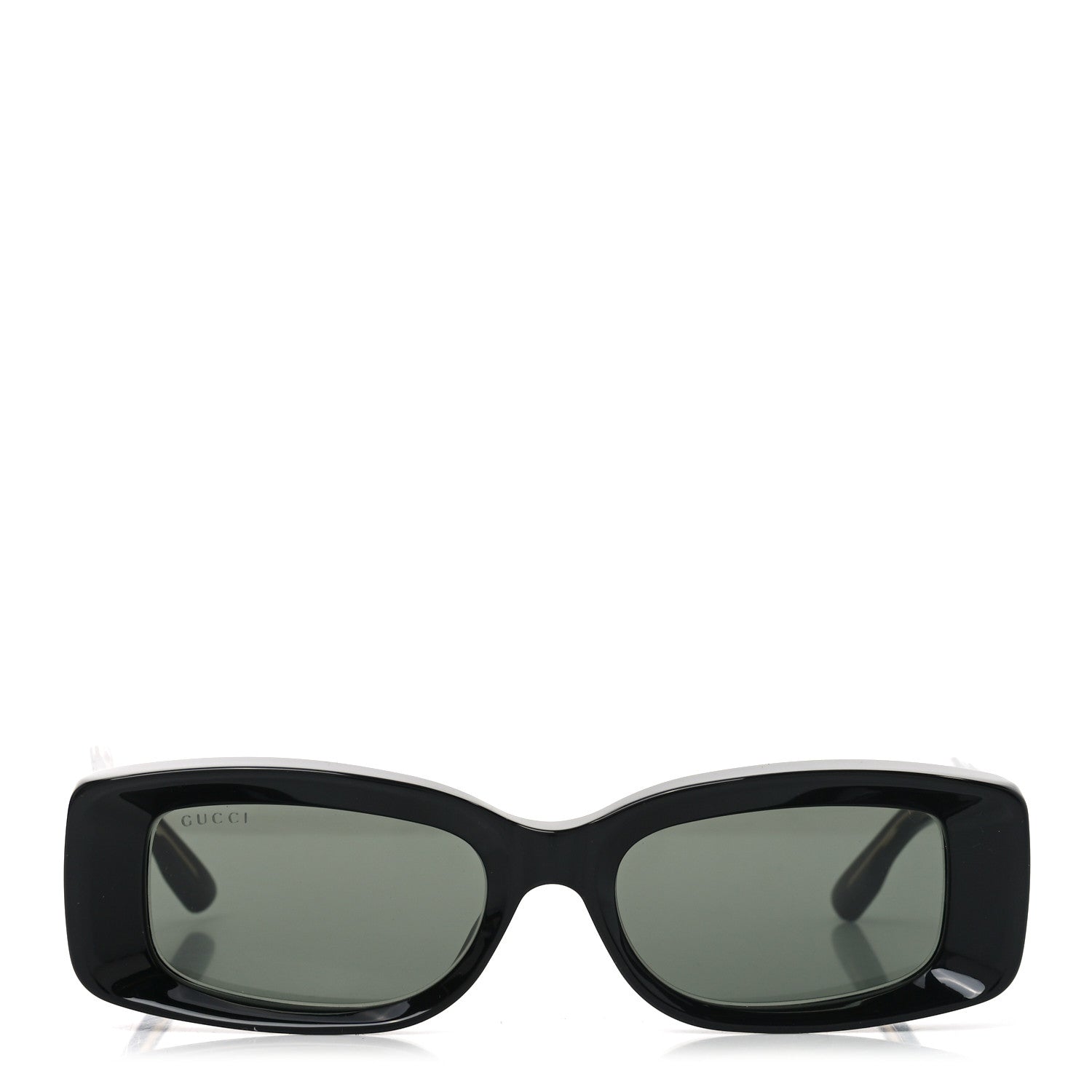Acetate Rectangle Frame Sunglasses GG1528S Black