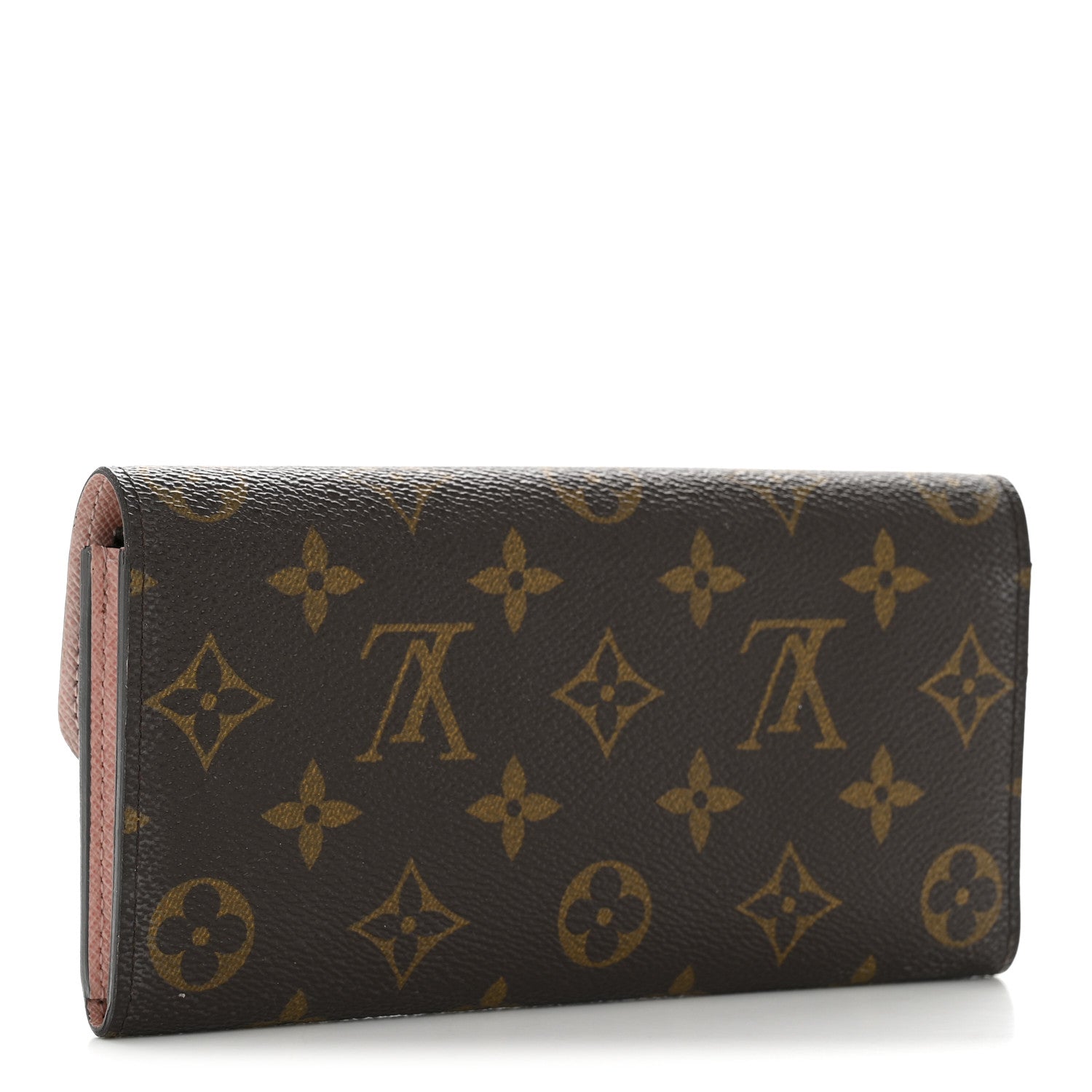 Monogram Emilie Wallet Rose Ballerine