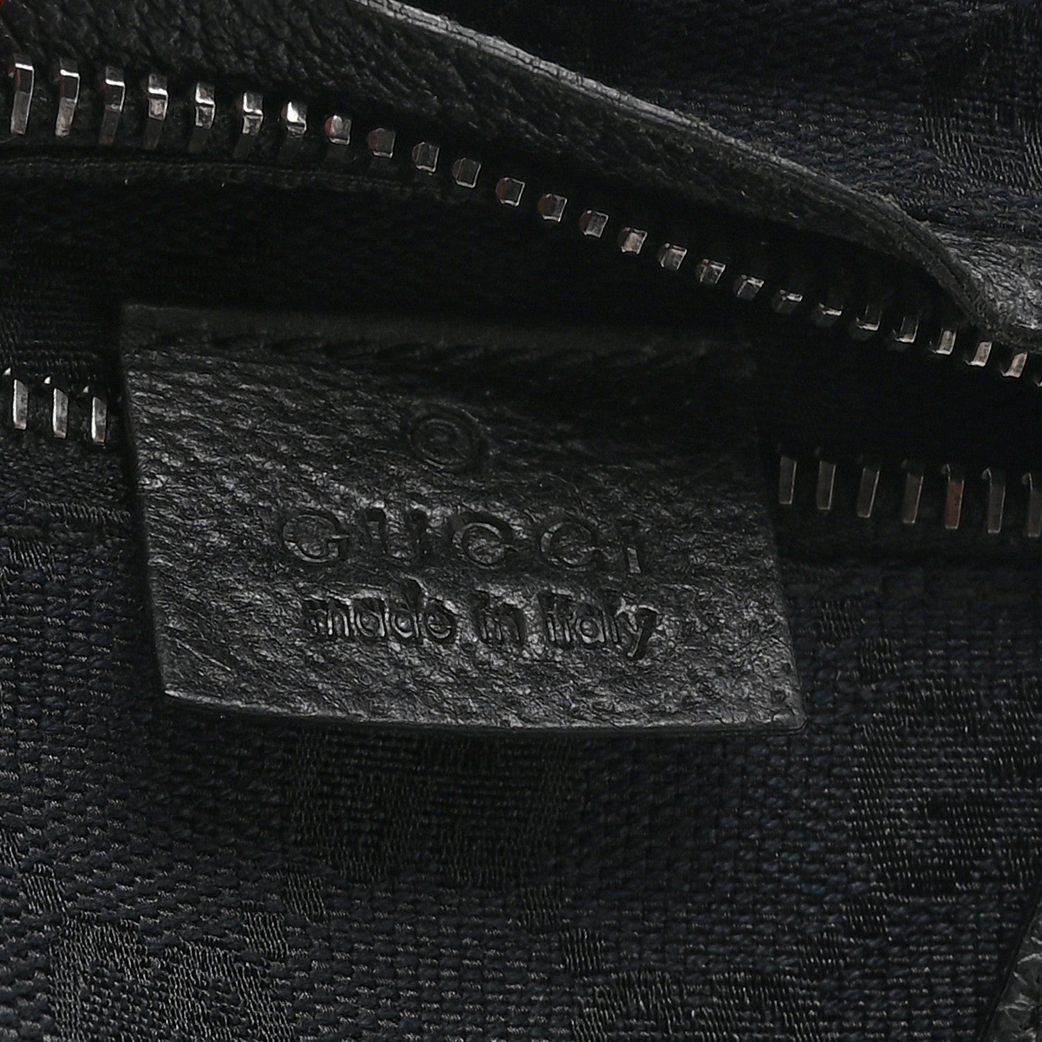 GG Monogram Double Pocket Belt Bag Black