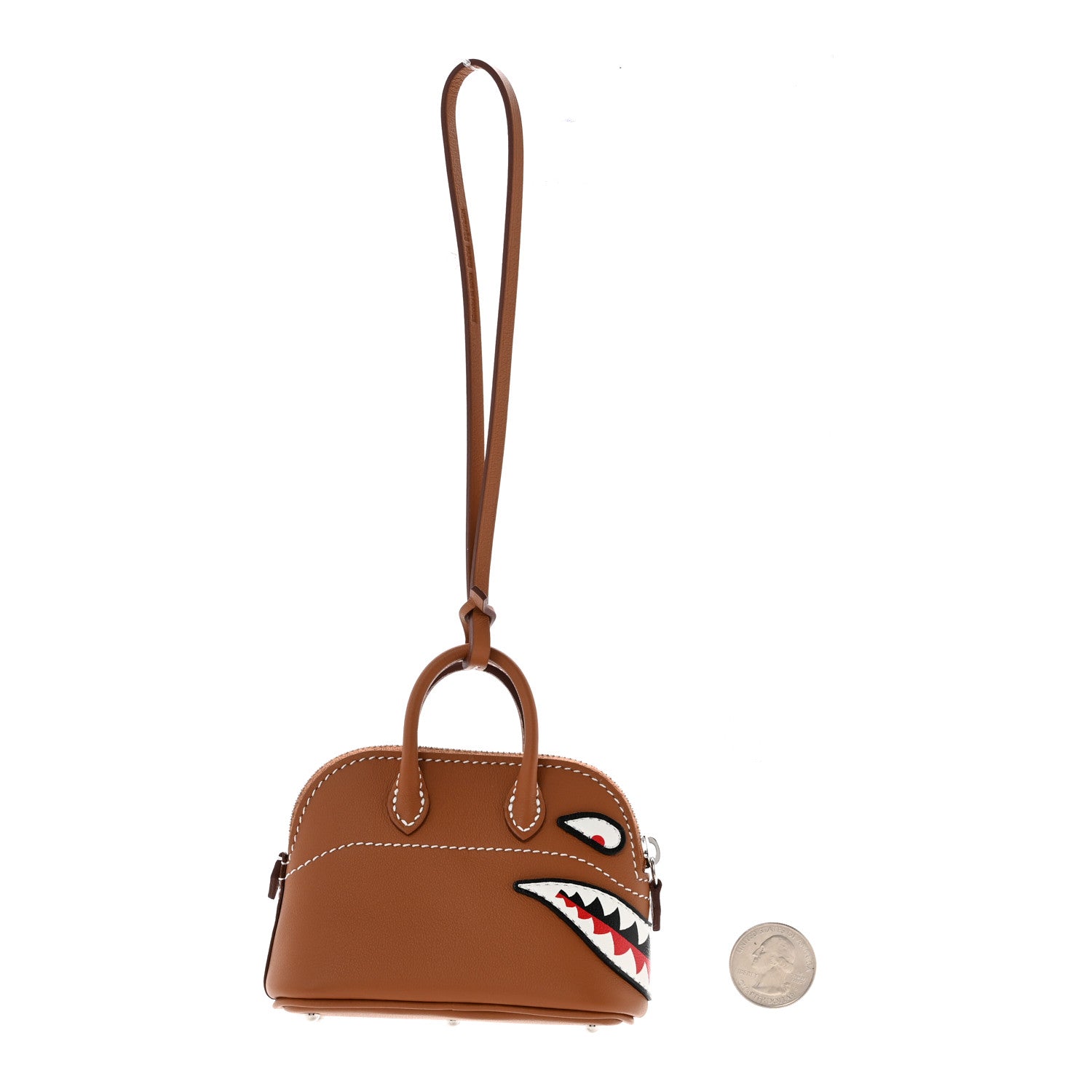 Swift Shark Bolide Bag Charm Gold