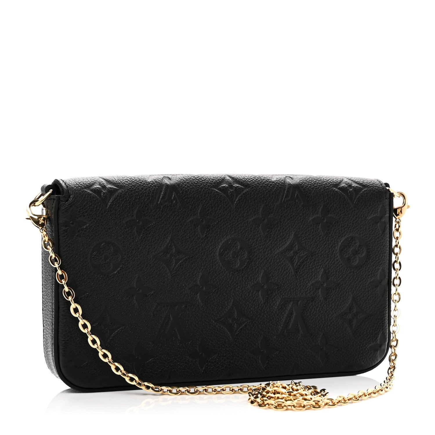 Empreinte Pochette Felicie Chain Wallet Black
