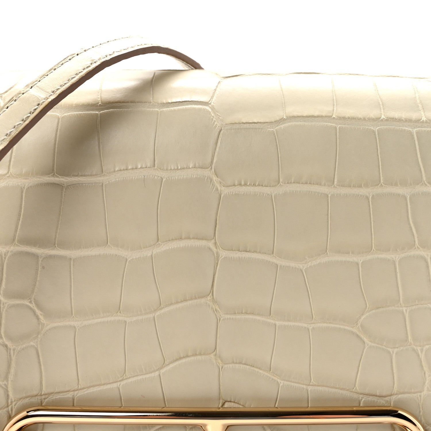 Matte Alligator Mini Sac Roulis Beton