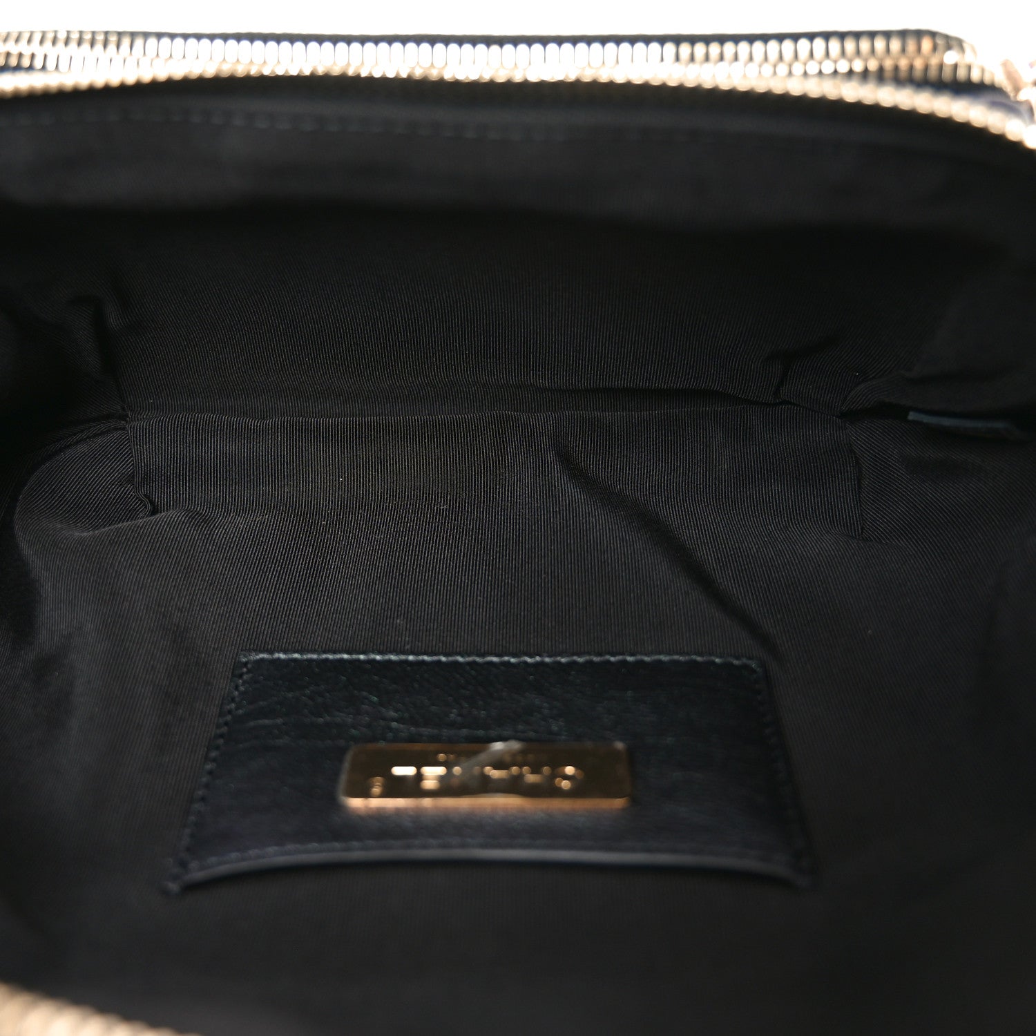 Iridescent Calfskin Quilted All About Waist Belt Bag Black