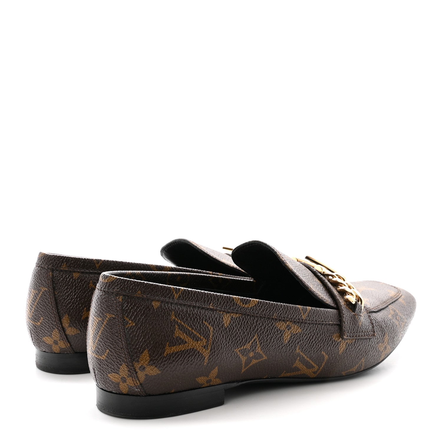 Monogram Upper Case Flat Loafer 38.5
