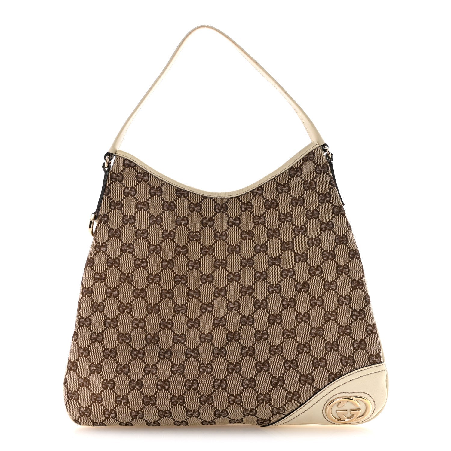 Monogram Medium New Britt Hobo Off White