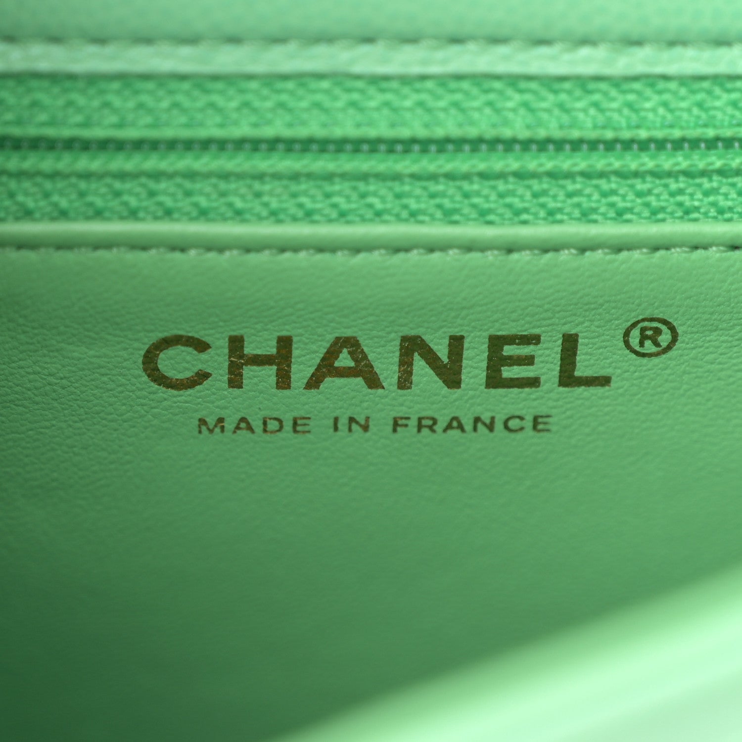 Caviar Quilted Mini Sweet Classic Flap Green