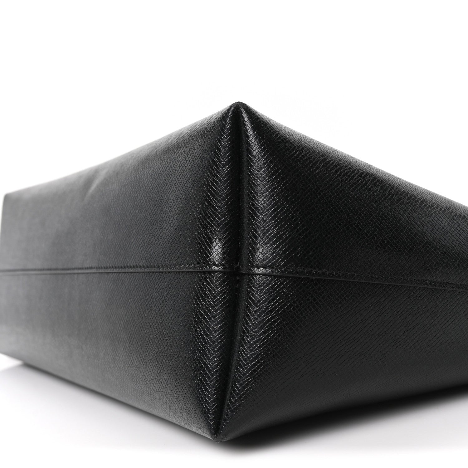 Calfskin Large Shopping Tote Black