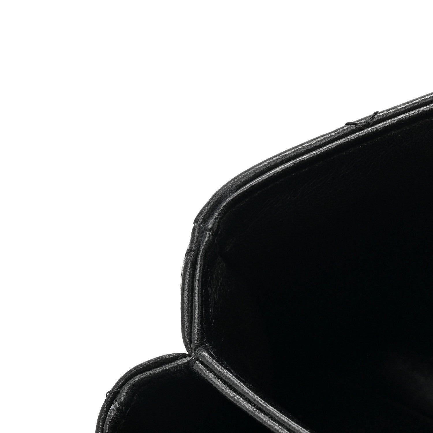 Lambskin Quilted On And On Small Chain Flap Black
