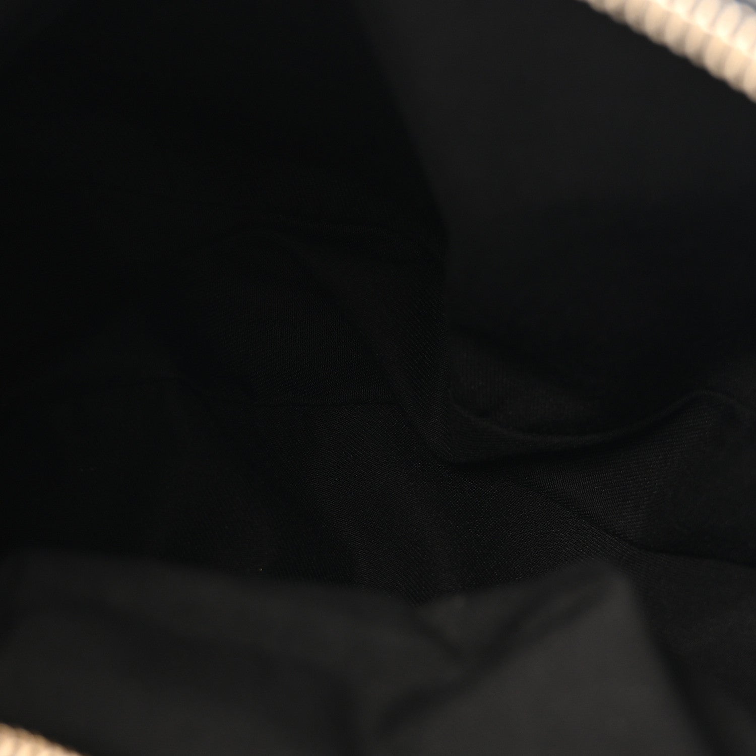 Monogram Half Moon Bamboo Ring Hobo Black
