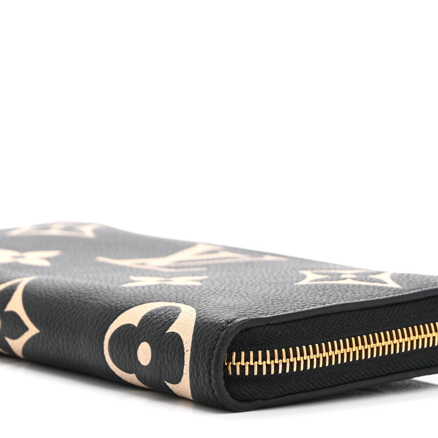 Empreinte Monogram Giant Zippy Wallet Black Beige