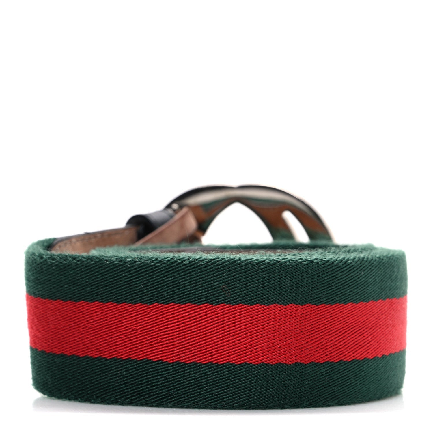 Calfskin Web Interlocking G Belt 95 38  Black