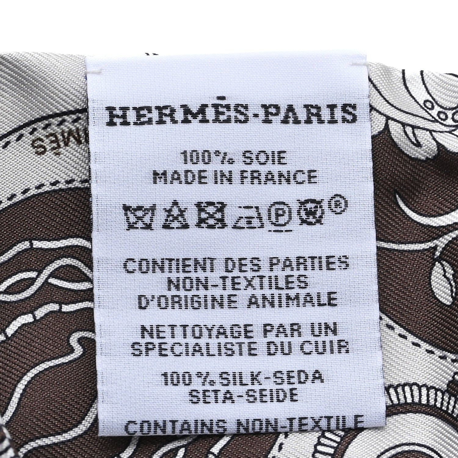 Silk Festival Des Amazones Bandana Fringed Twilly Craie Brun