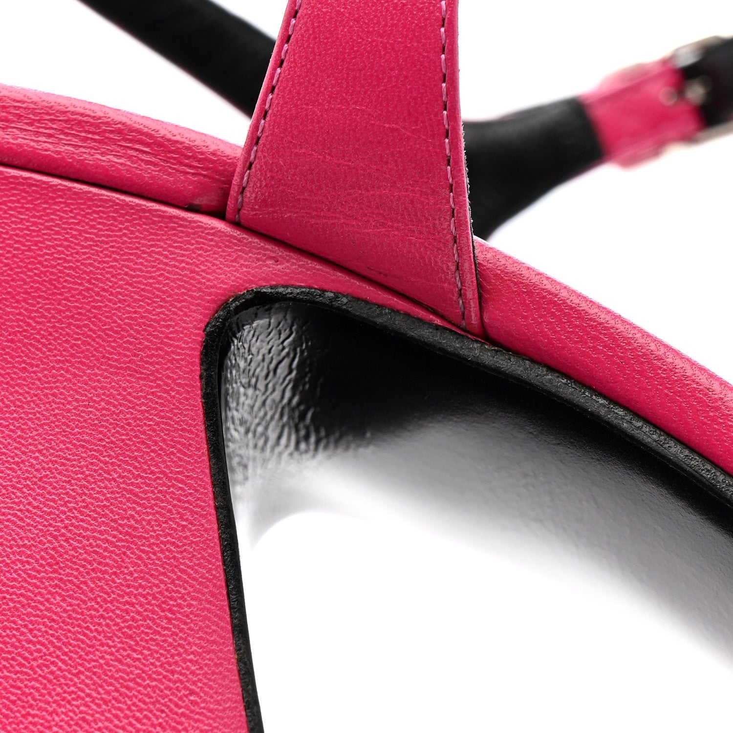 Goatskin Candy 80 Platform Sandals 39.5 Bubblegum