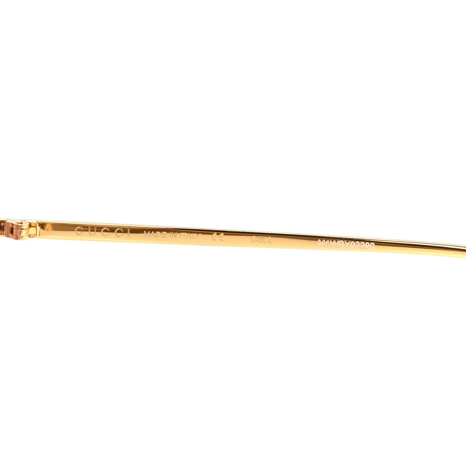 Metal Oversized Round Sunglasses GG0252S Gold Pink