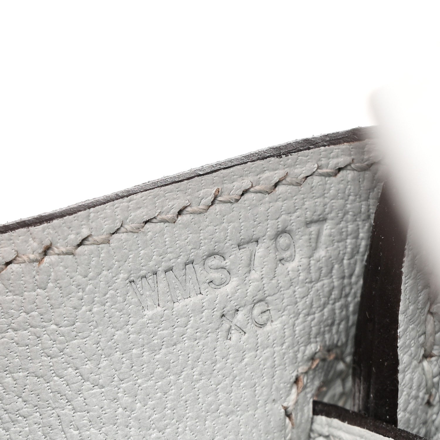 Togo Birkin 25 Gris Platine
