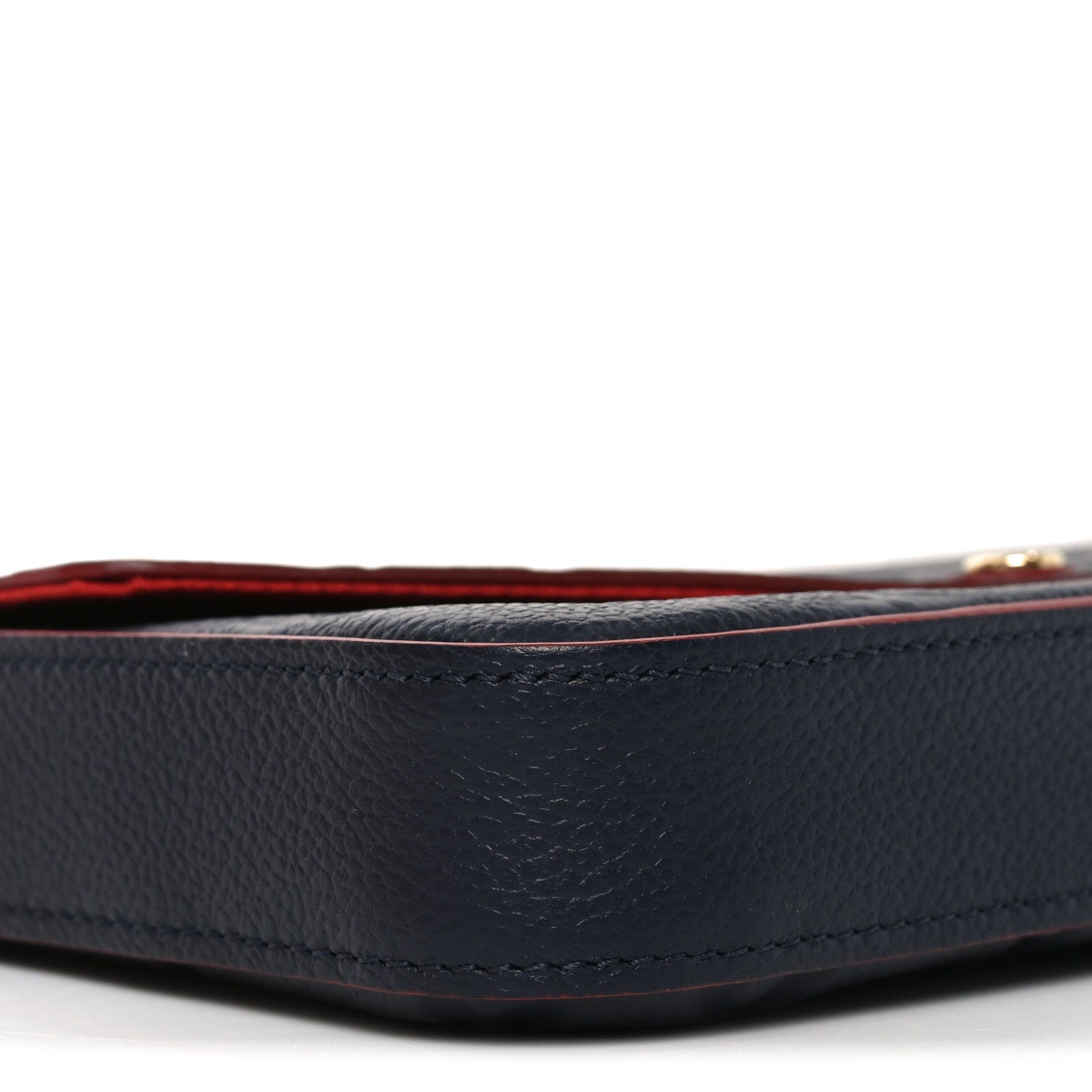 Empreinte Pochette Felicie Chain Wallet Marine Rouge