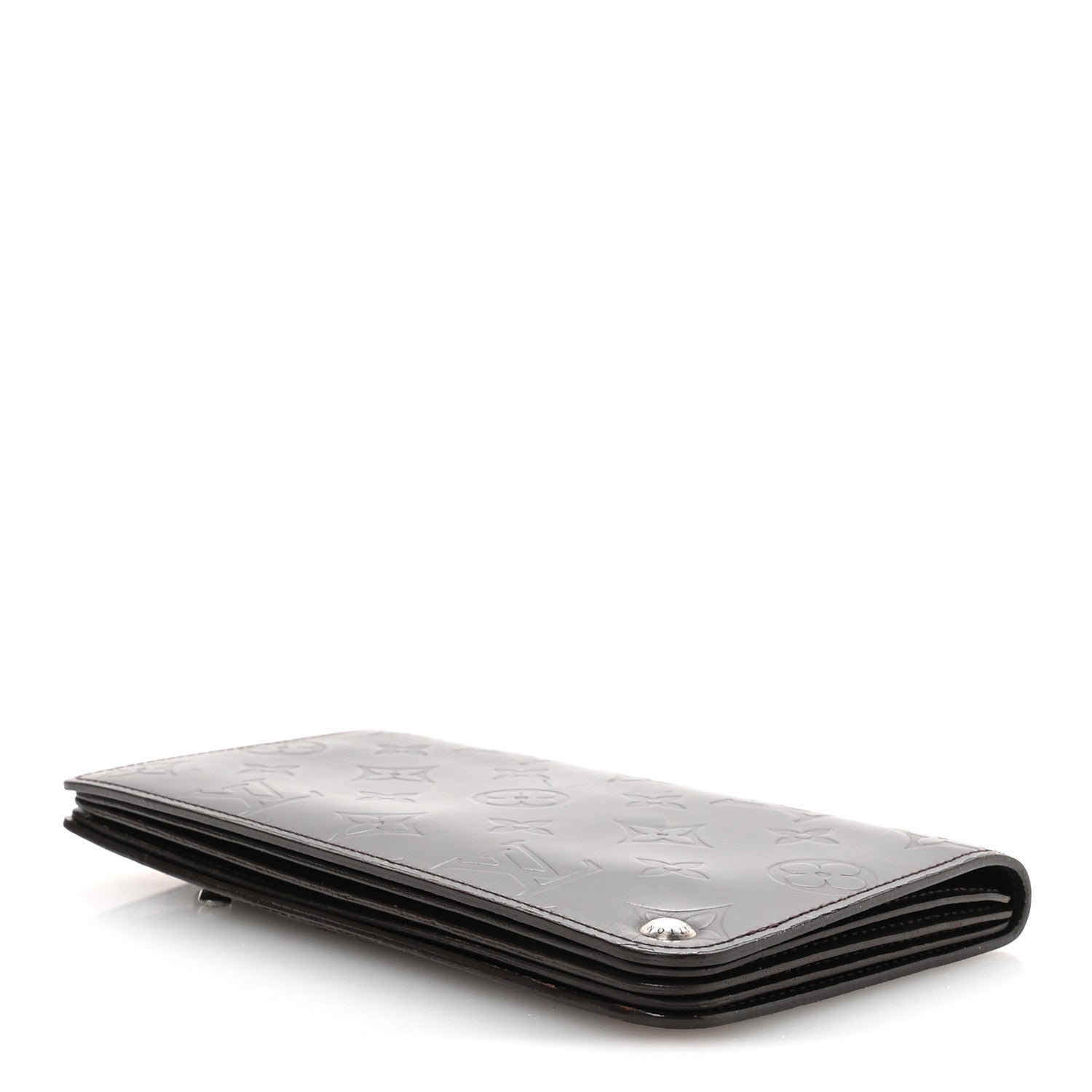 Monogram Glace Whist Wallet Cafe Brown