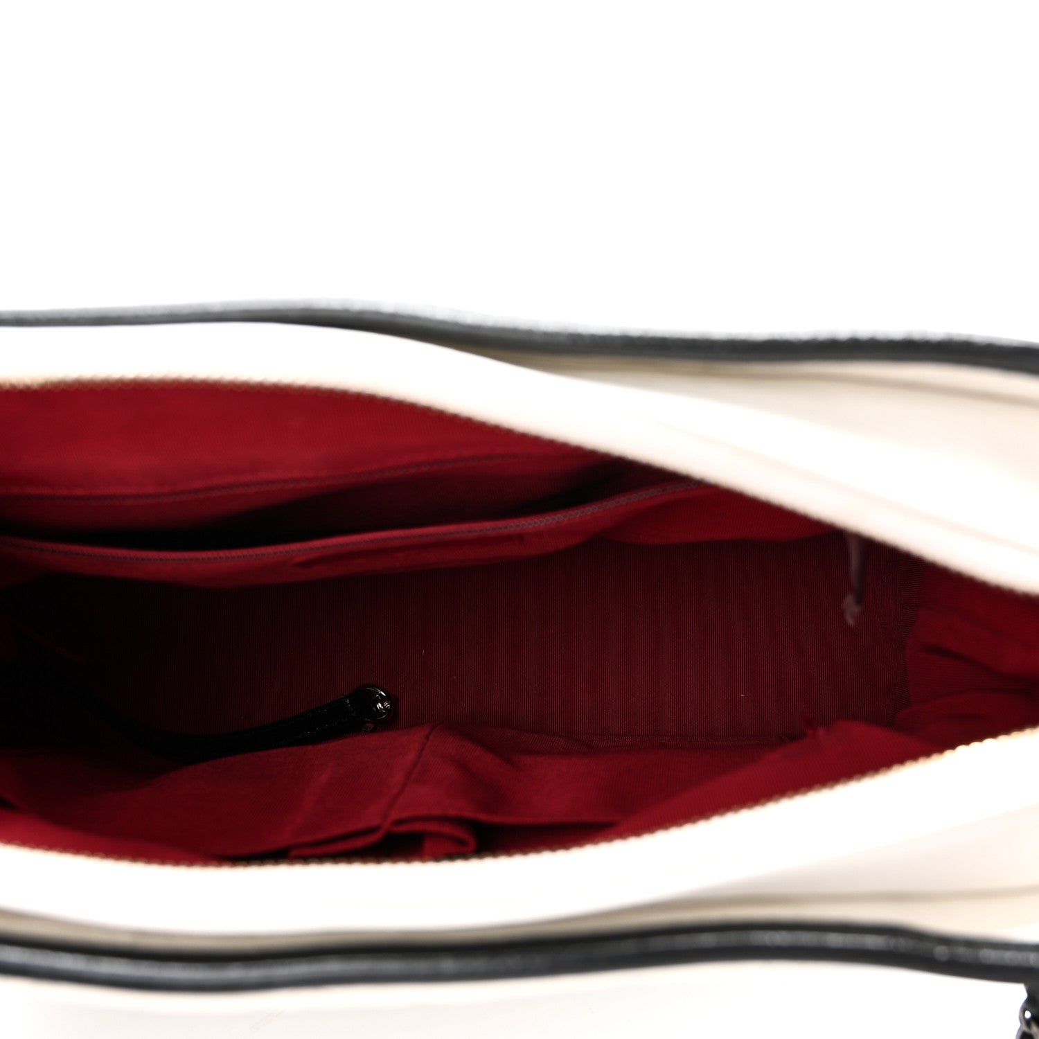 Aged Calfskin Quilted New Medium Gabrielle Hobo White