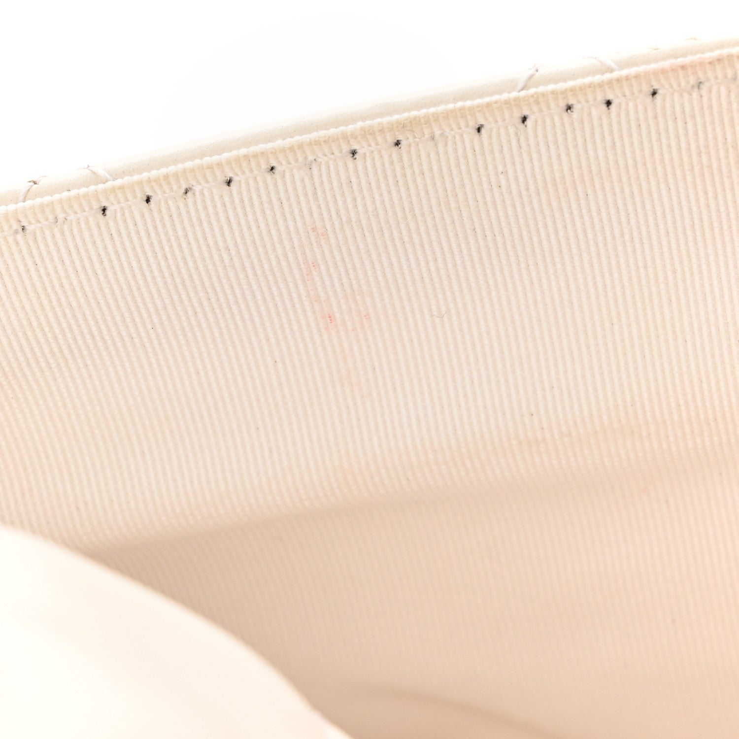 Calfskin Quilted Enchained Clutch White