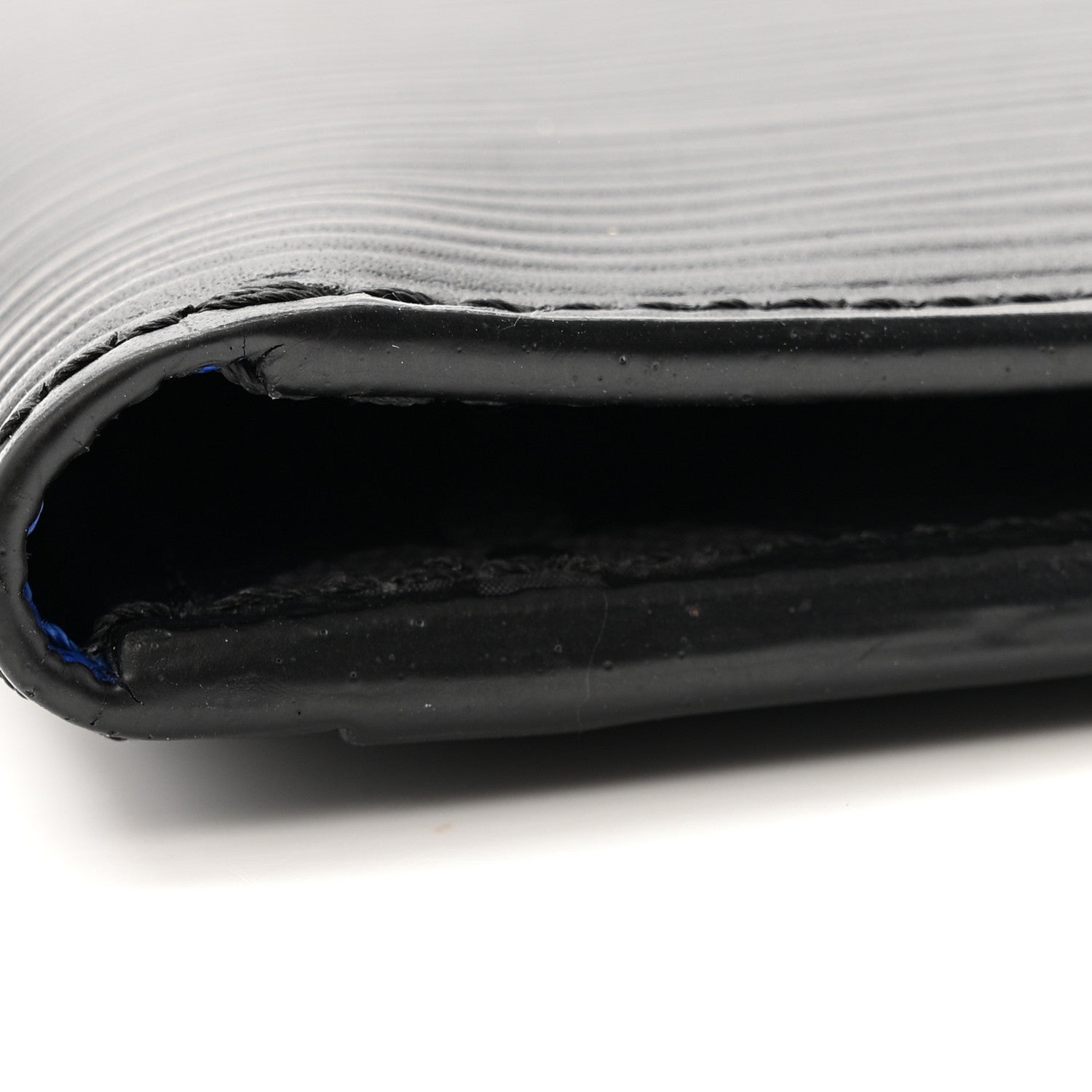 Epi Monogram Eclipse Pocket Organizer Black Blue