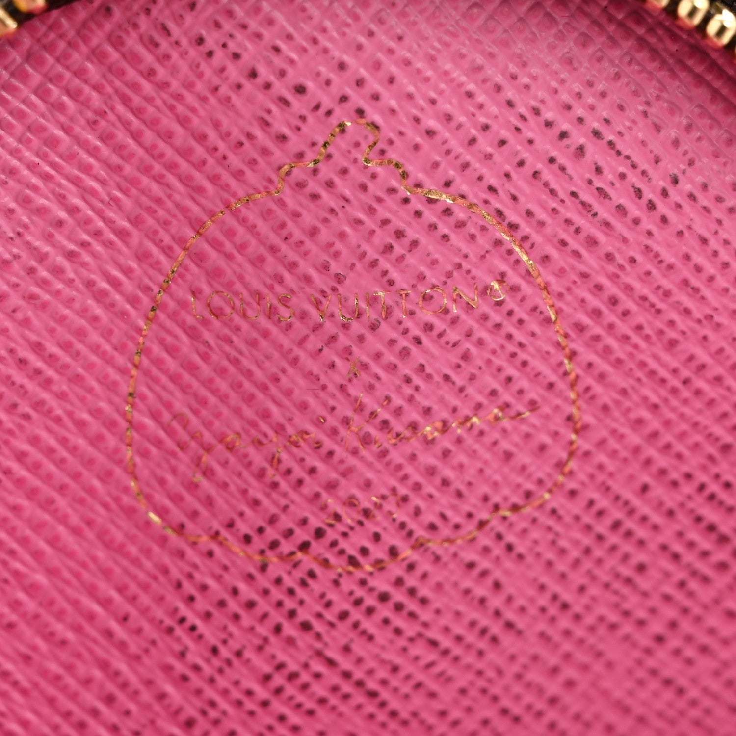 LV X YK Monogram Pumpkin Coin Purse