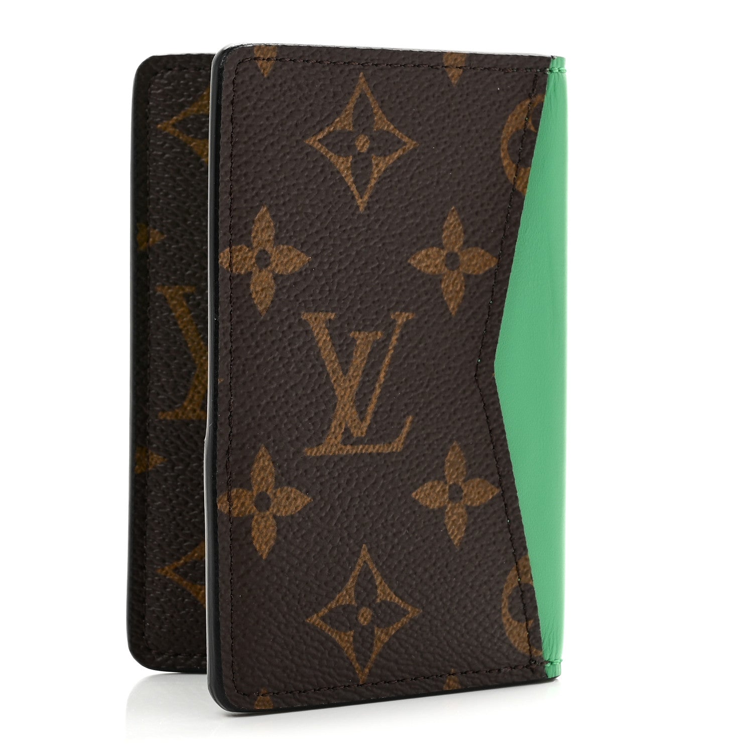 Monogram Macassar Pocket Organizer NM Borneo Green