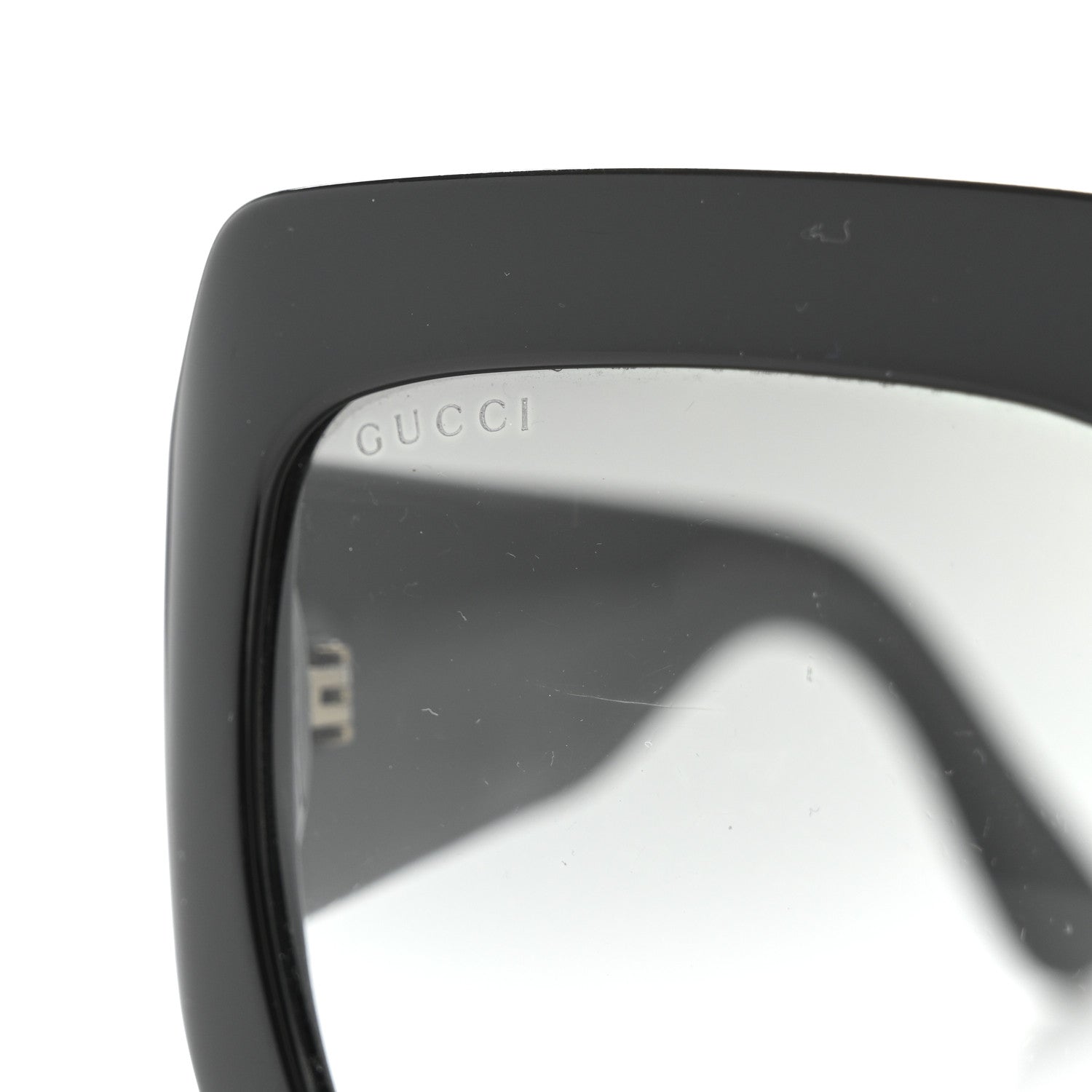 Acetate Square Frame Sunglasses GG0053S Black