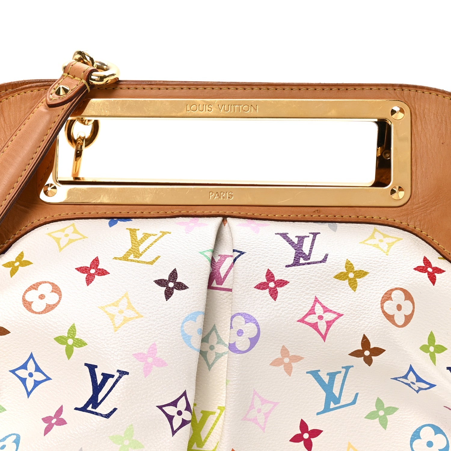 Monogram Multicolor Judy GM White
