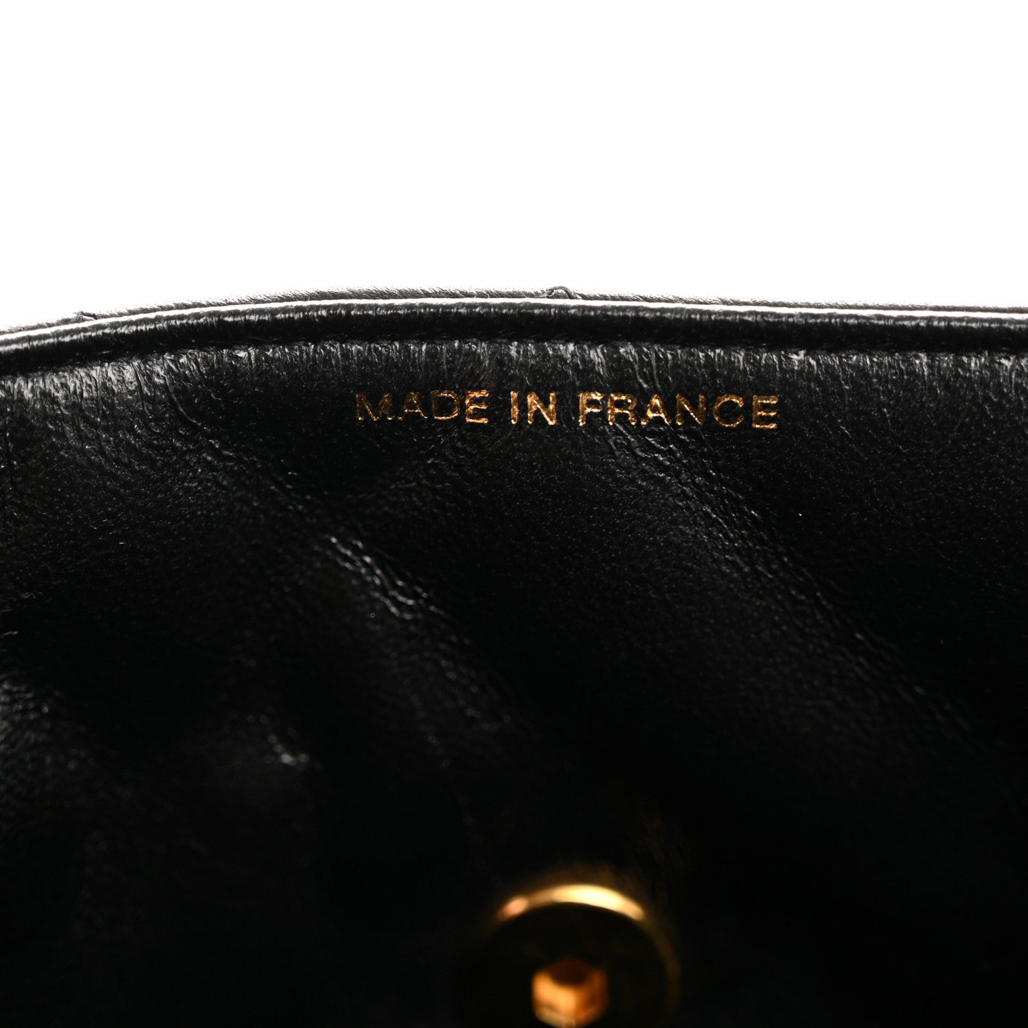 Lambskin Quilted Medium Kelly Flap Bag Black