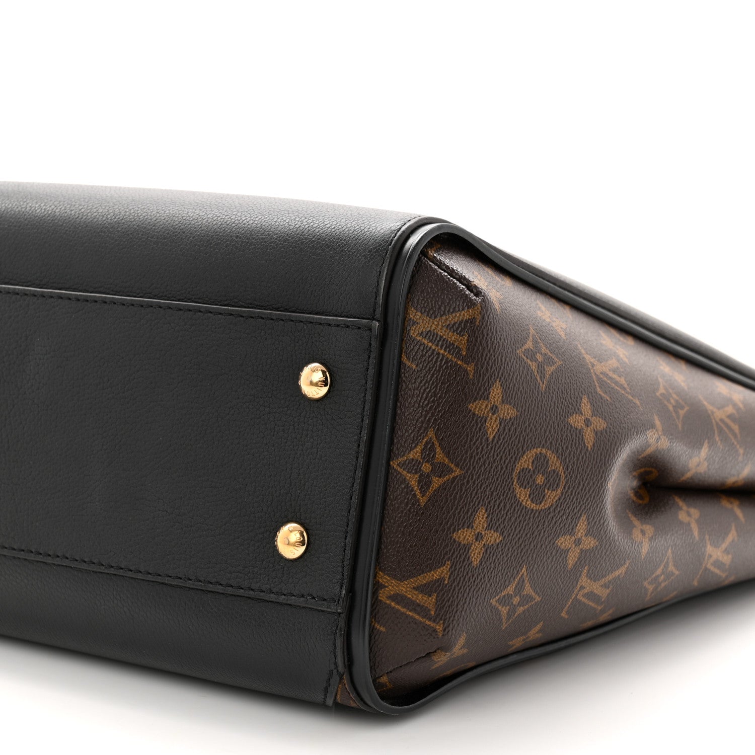 Calfskin Monogram Kimono Tote Black
