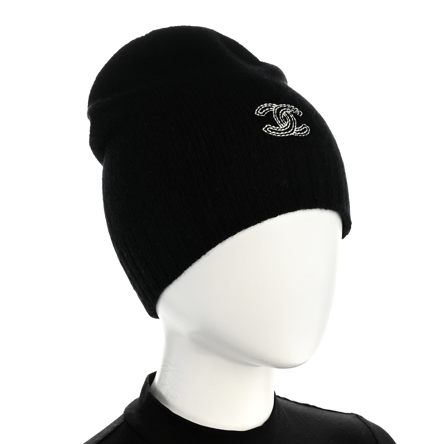 Cashmere CC Beanie Hat Black