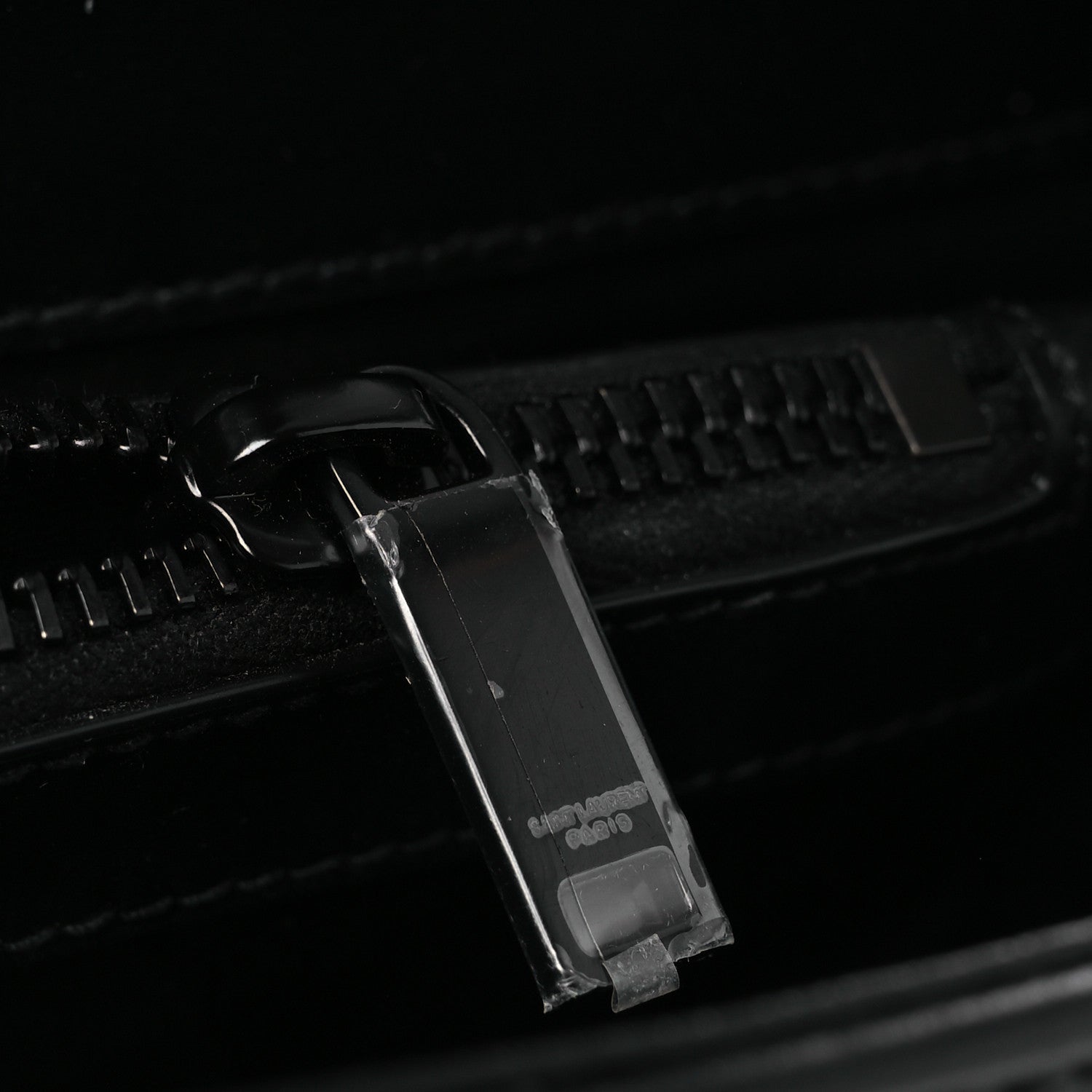 Calfskin Y Quilted Monogram Monochrome Medium Loulou Chain Satchel Black