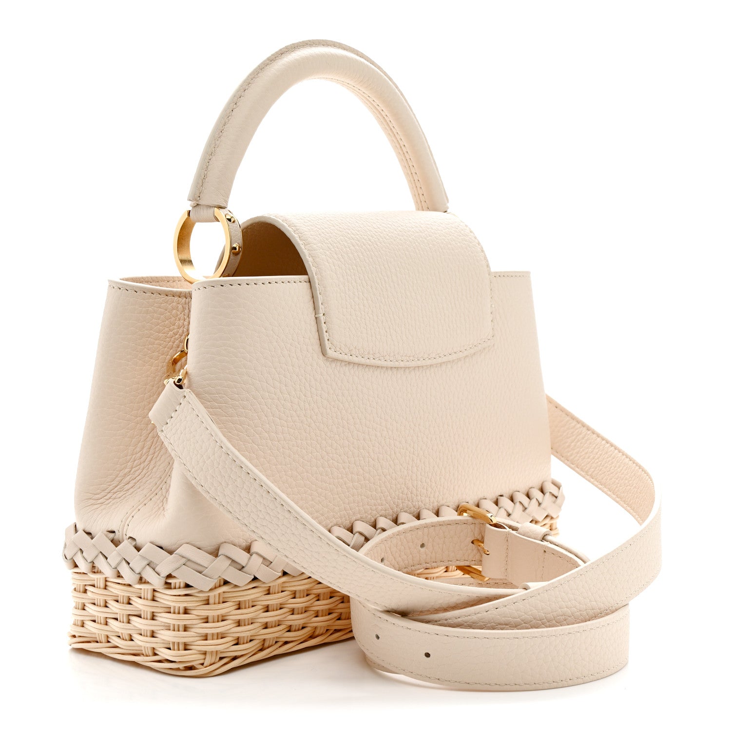 Rattan Taurillon Capucines BB Vanilla