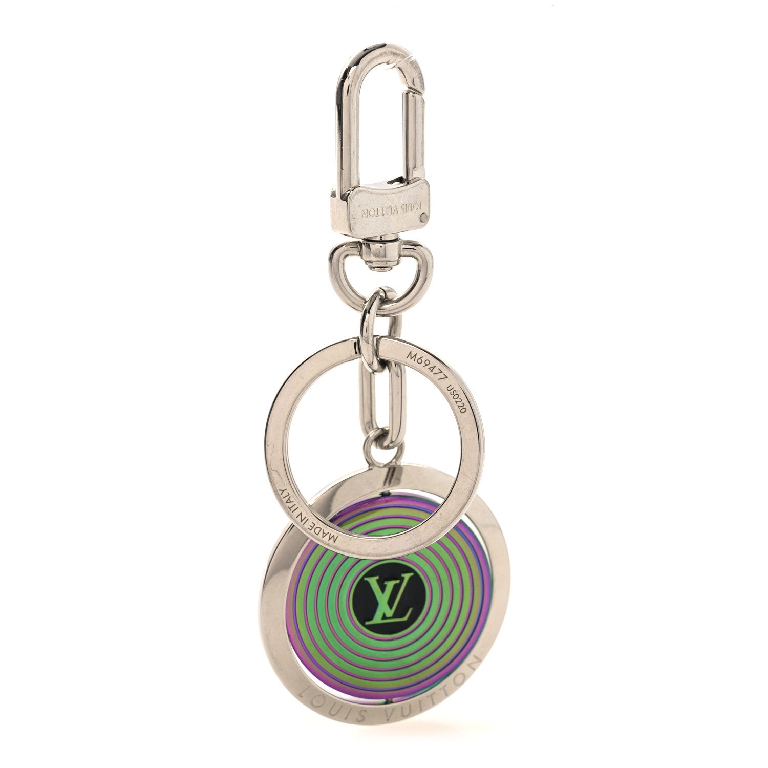 LV Sound Key Chain Bag Charm Oily