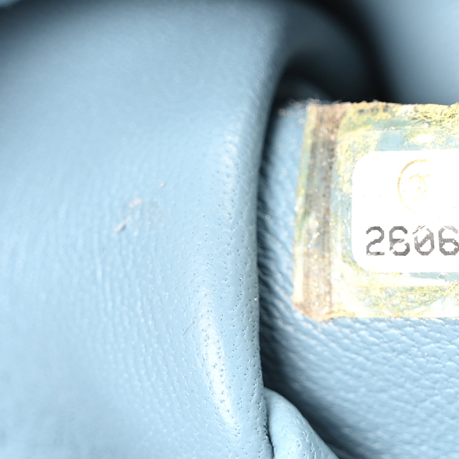 Sequin Large Waterfall Flap Light Blue