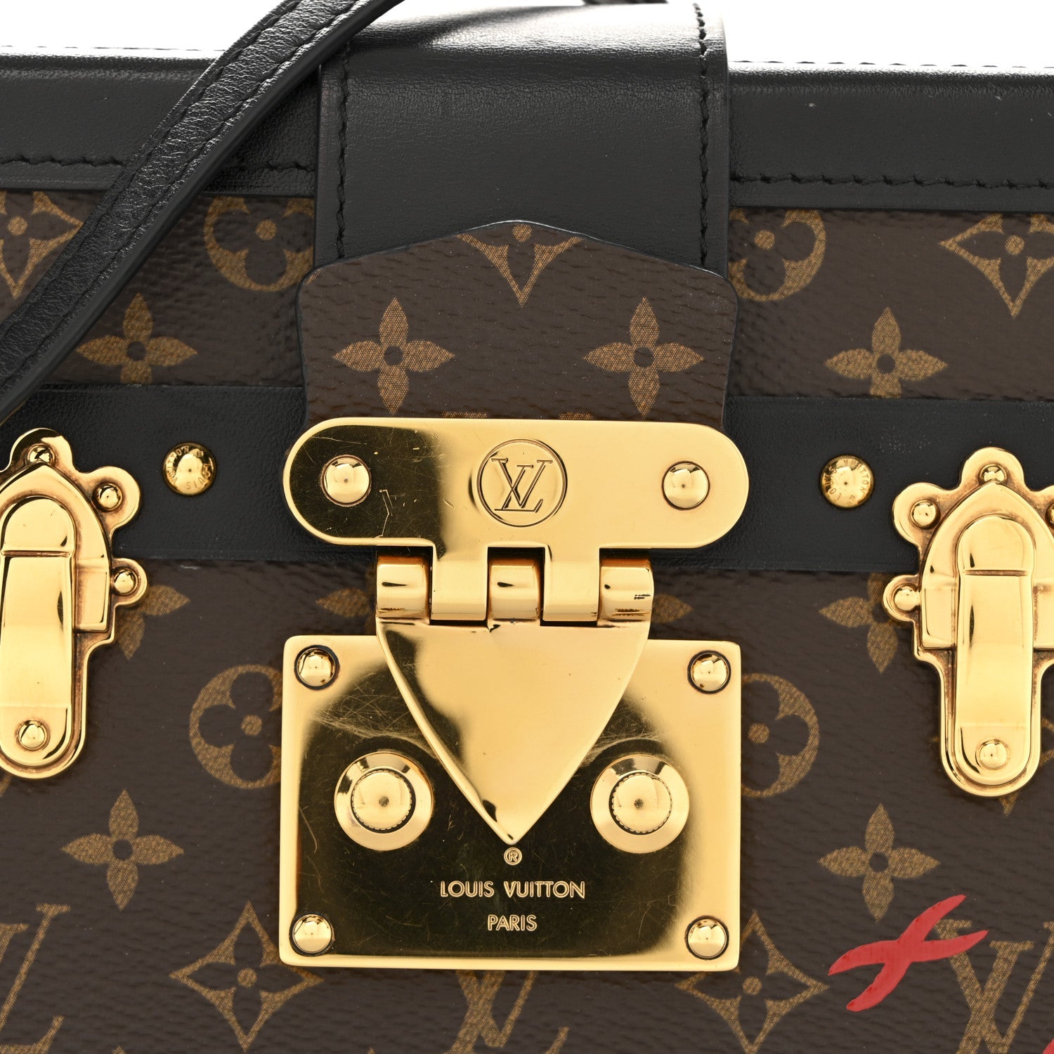 Monogram Petite Malle Black