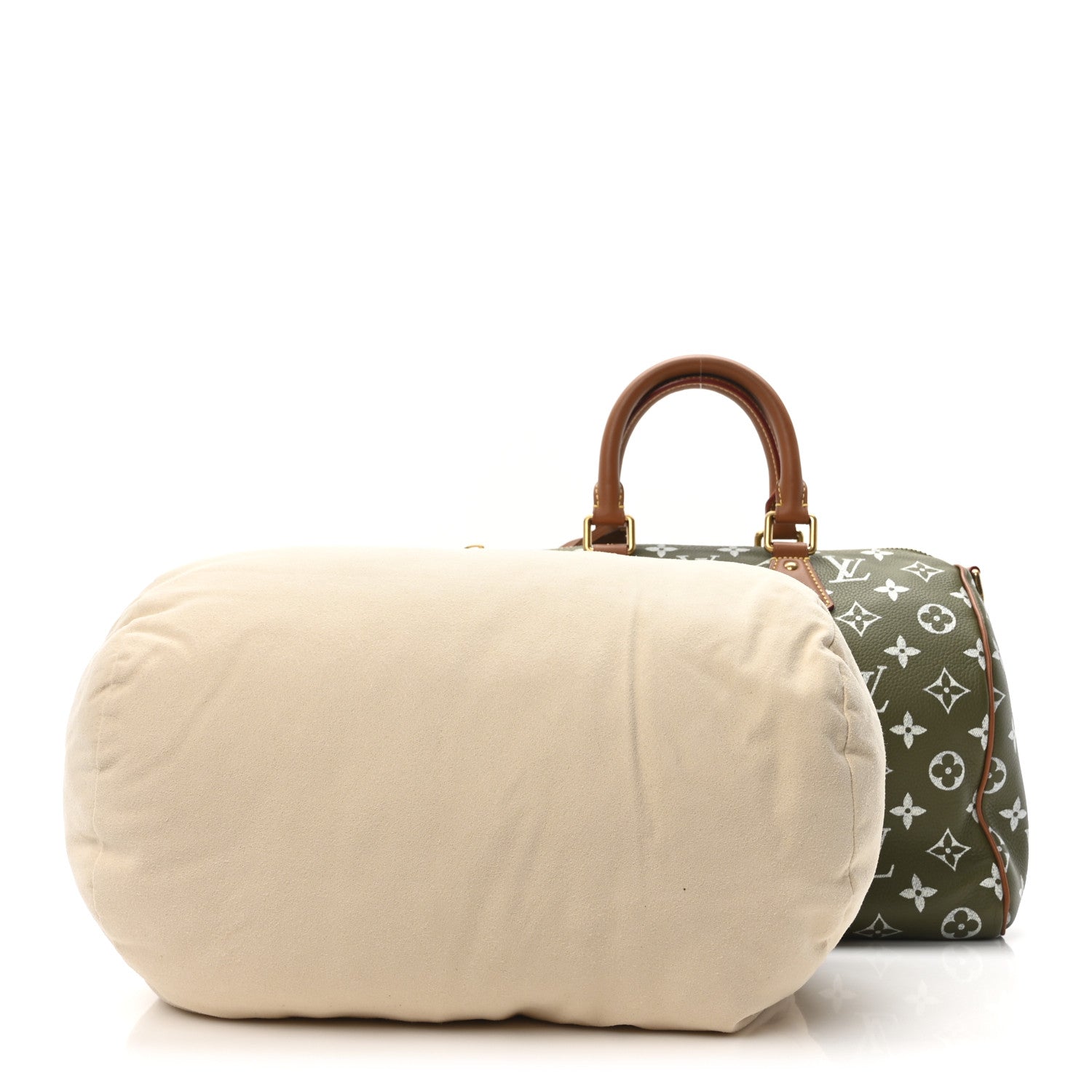 Calfskin Monogram Speedy P9 Bandouliere 30 Green Sancha