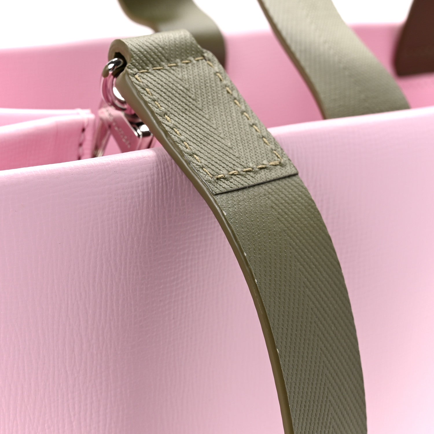 Cowhide Shopper Bag MM Candy Pink
