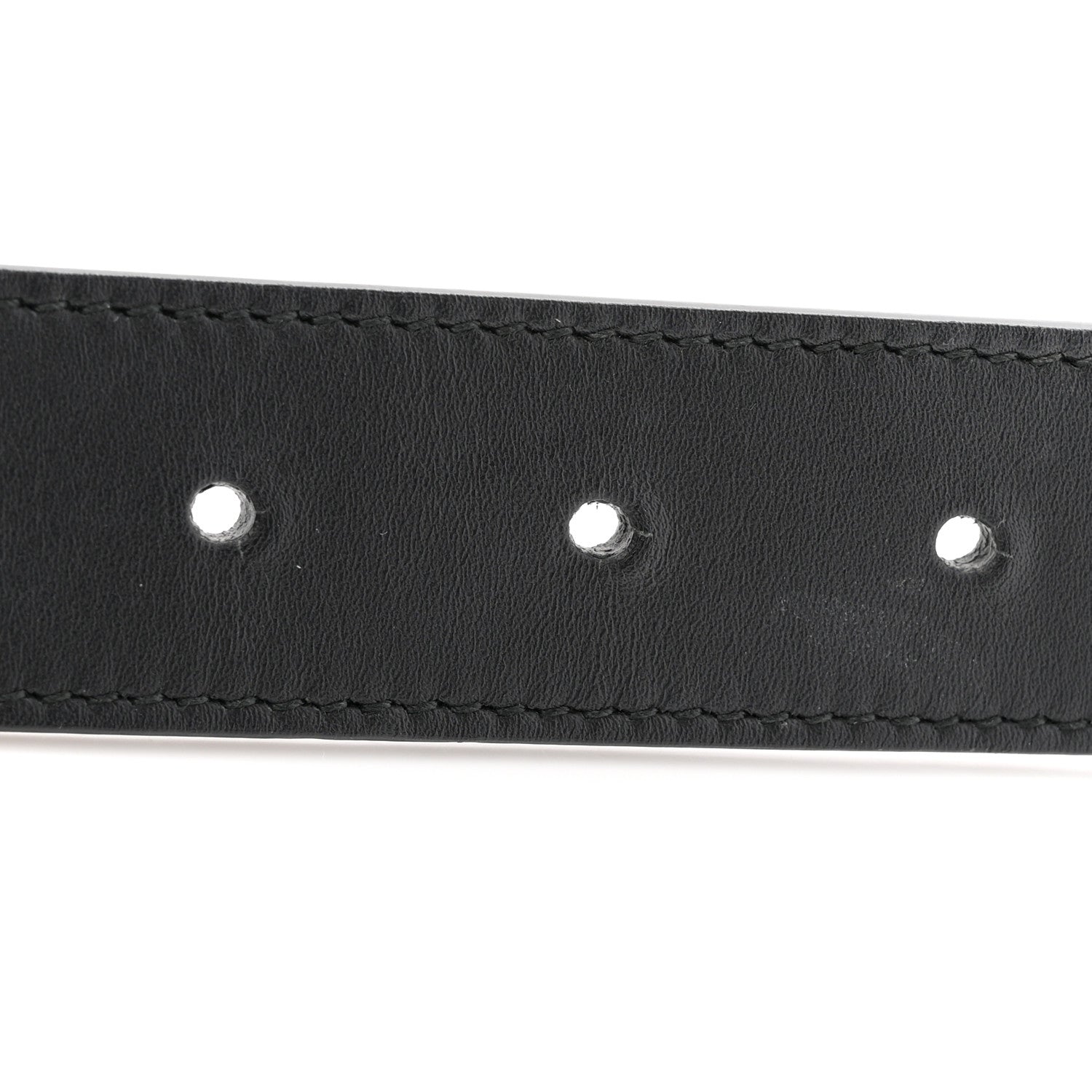 Calfskin Double G 30mm Belt 80 32 Black