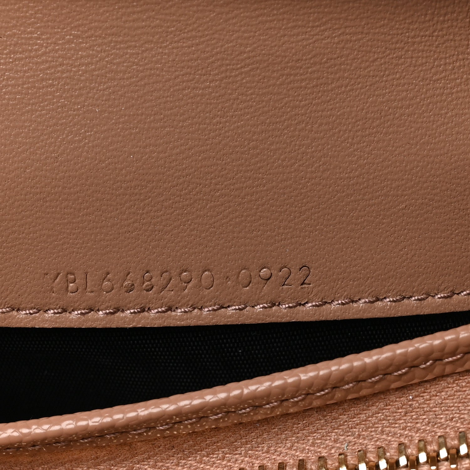Grain De Poudre Matelasse Chevron Monogram Flap Card Case Vintage Peach